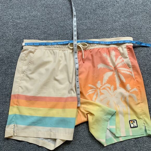 Marine Layer Swim Trunk Mens M Medium Pastel Floral 4 Way Stretch Beach *READ - Picture 4 of 13